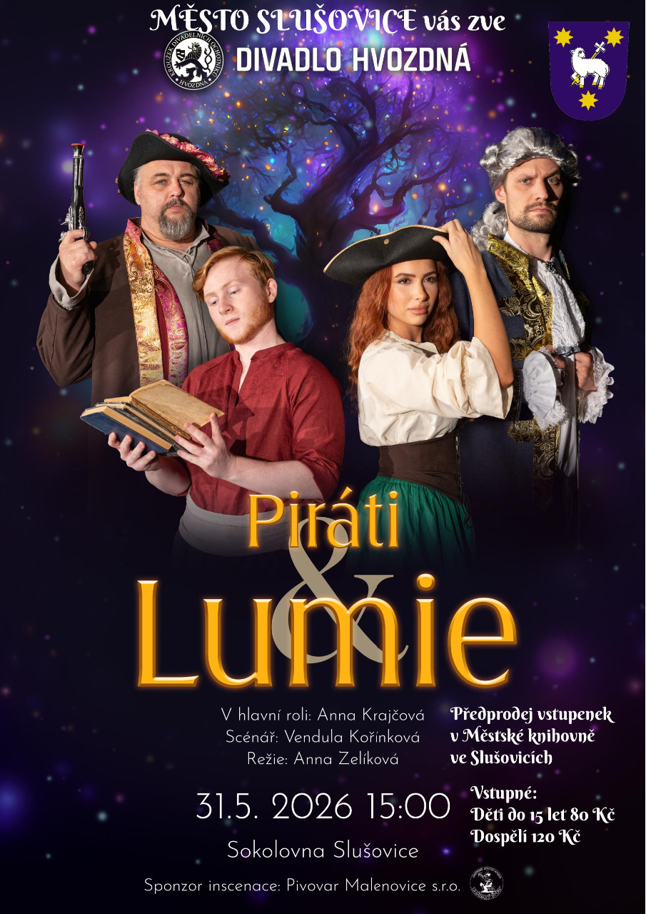 Plakátek Piráti a Lumie 31.5.2026
